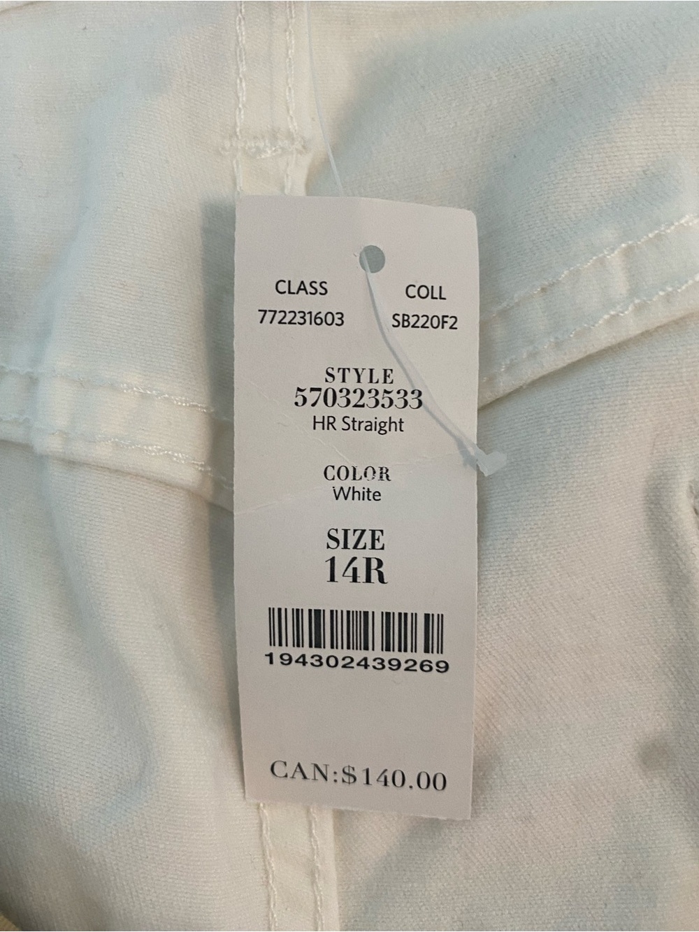 White House Black Market Women's White Straight-Leg Pants - Picture 8 of 15